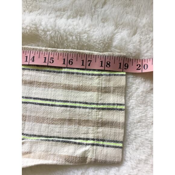 Anthropologie Maeve Cream Danielle Striped Blazer - Picture 11 of 16